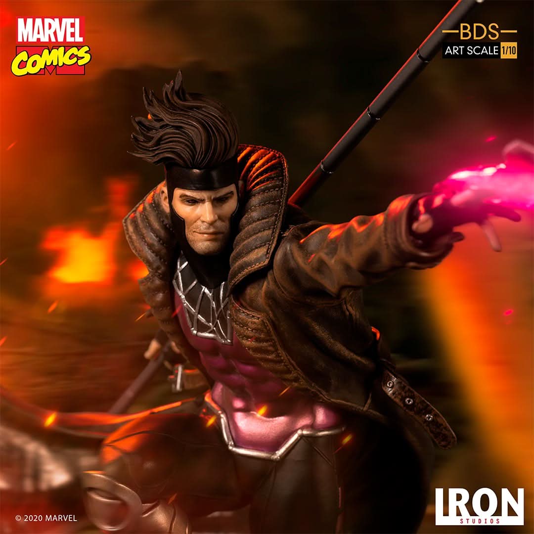 Statue Gambit - X-Men Marvel Comics - Art Scale 1/10 - Iron Studios - Image 3