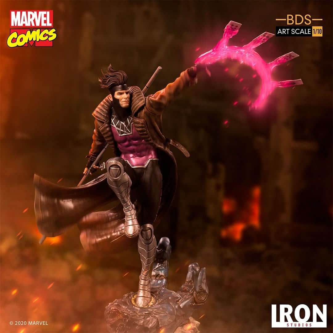 Statue Gambit - X-Men Marvel Comics - Art Scale 1/10 - Iron Studios - Image 7