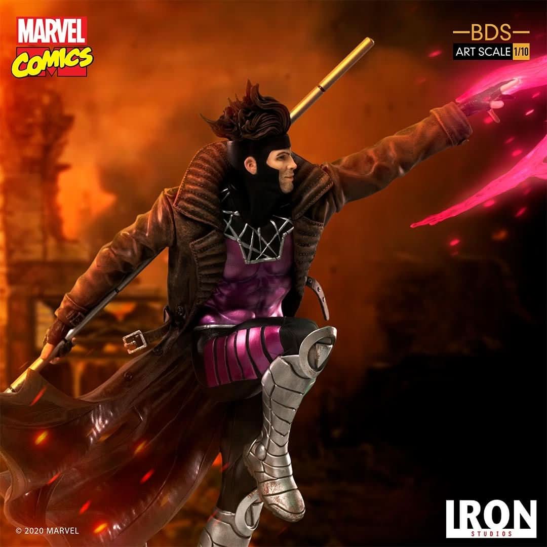 Statue Gambit - X-Men Marvel Comics - Art Scale 1/10 - Iron Studios - Image 9