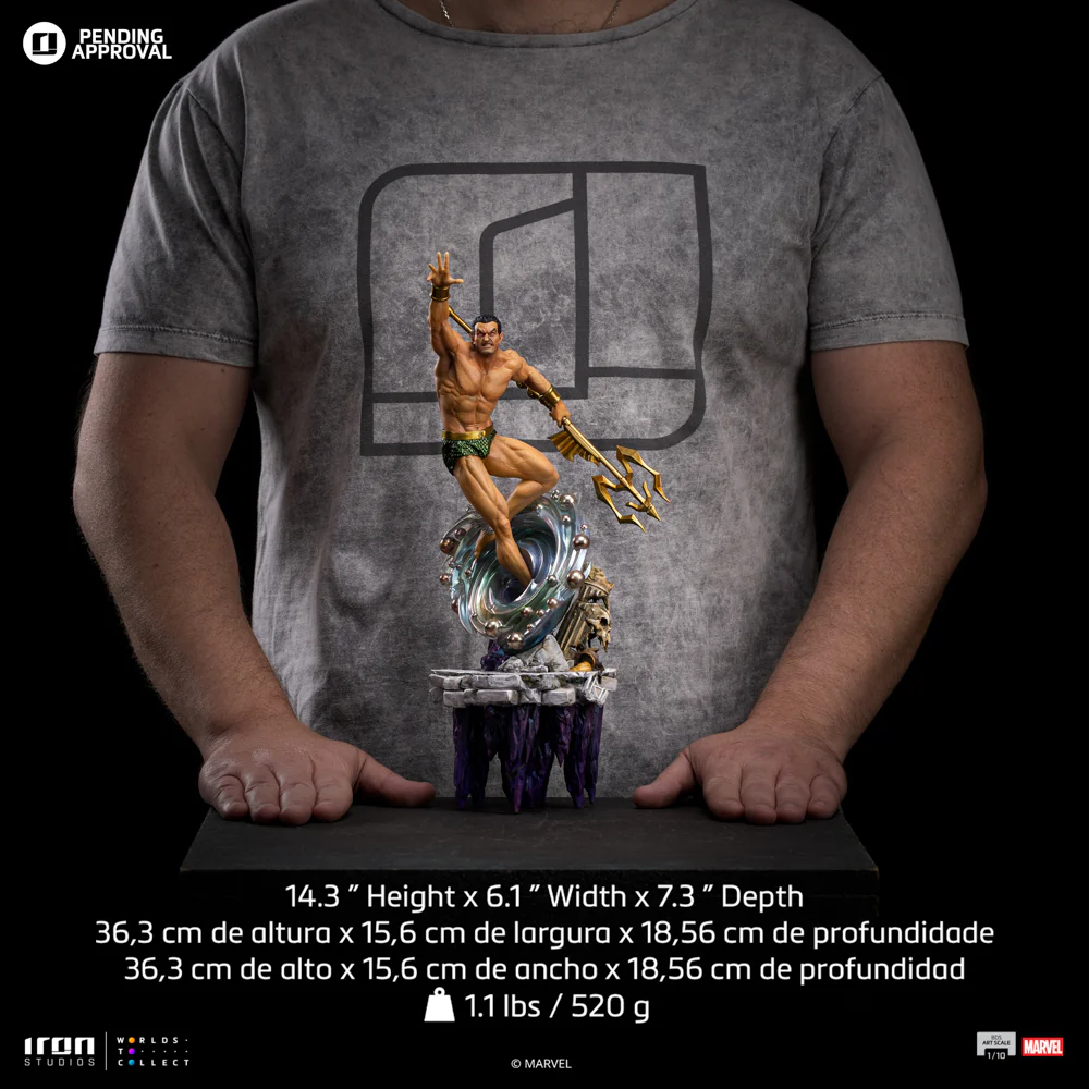 Statue Namor - Infinity Gauntlet Diorama - Art Scale 1/10 - Iron Studios - Image 14