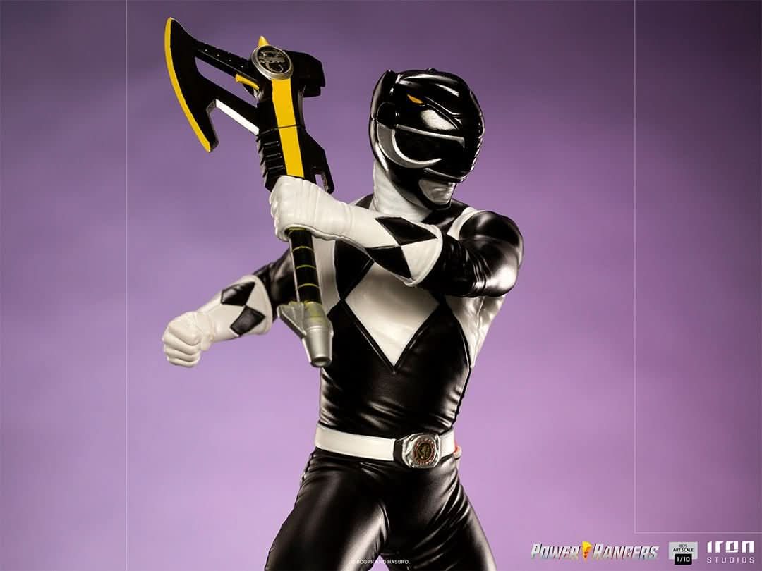 Statue Black Ranger - Mighty Morphin Power Rangers - BDS Art Scale 1/10 - Iron Studios - Image 12