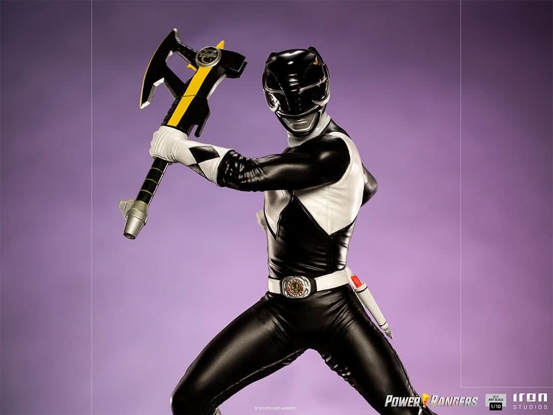 Statue Black Ranger - Mighty Morphin Power Rangers - BDS Art Scale 1/10 - Iron Studios - Image 8