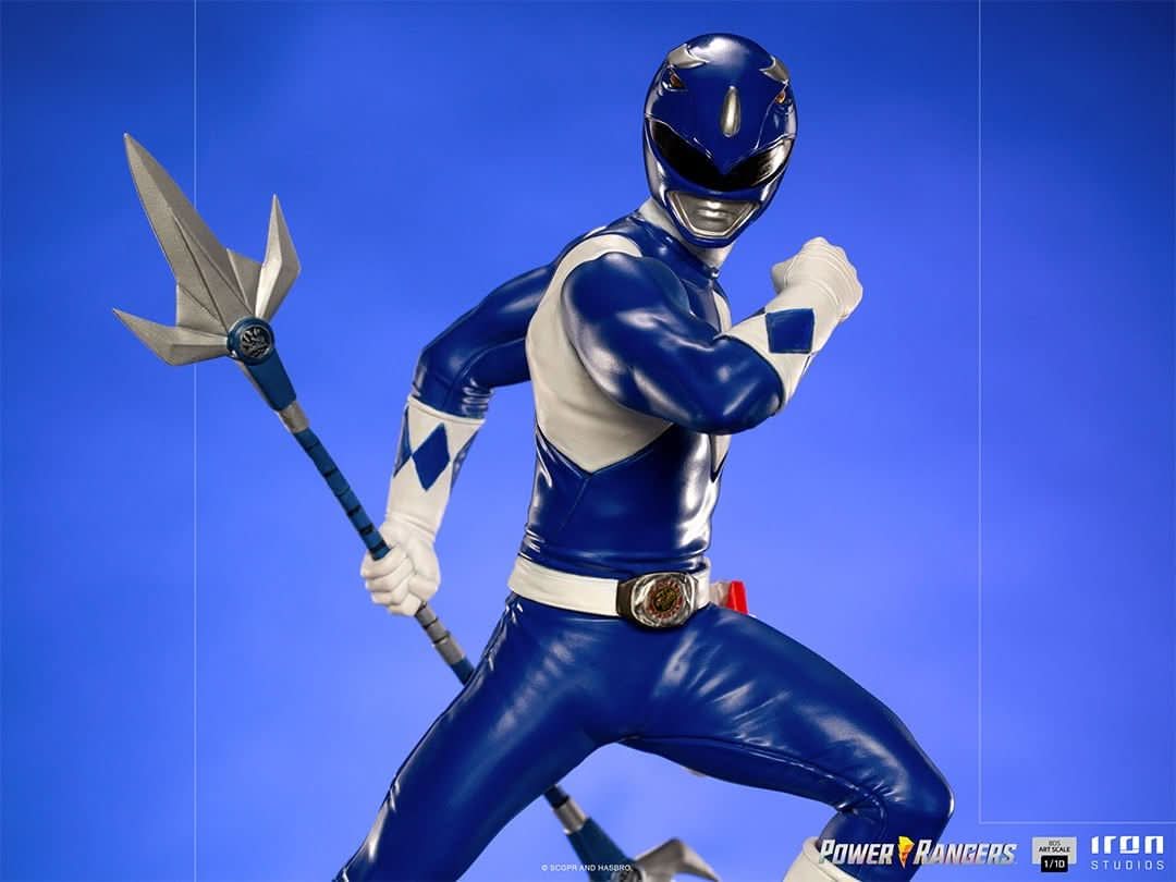 Statue Blue Ranger - Mighty Morphin Power Rangers - BDS Art Scale 1/10 - Iron Studios - Image 6