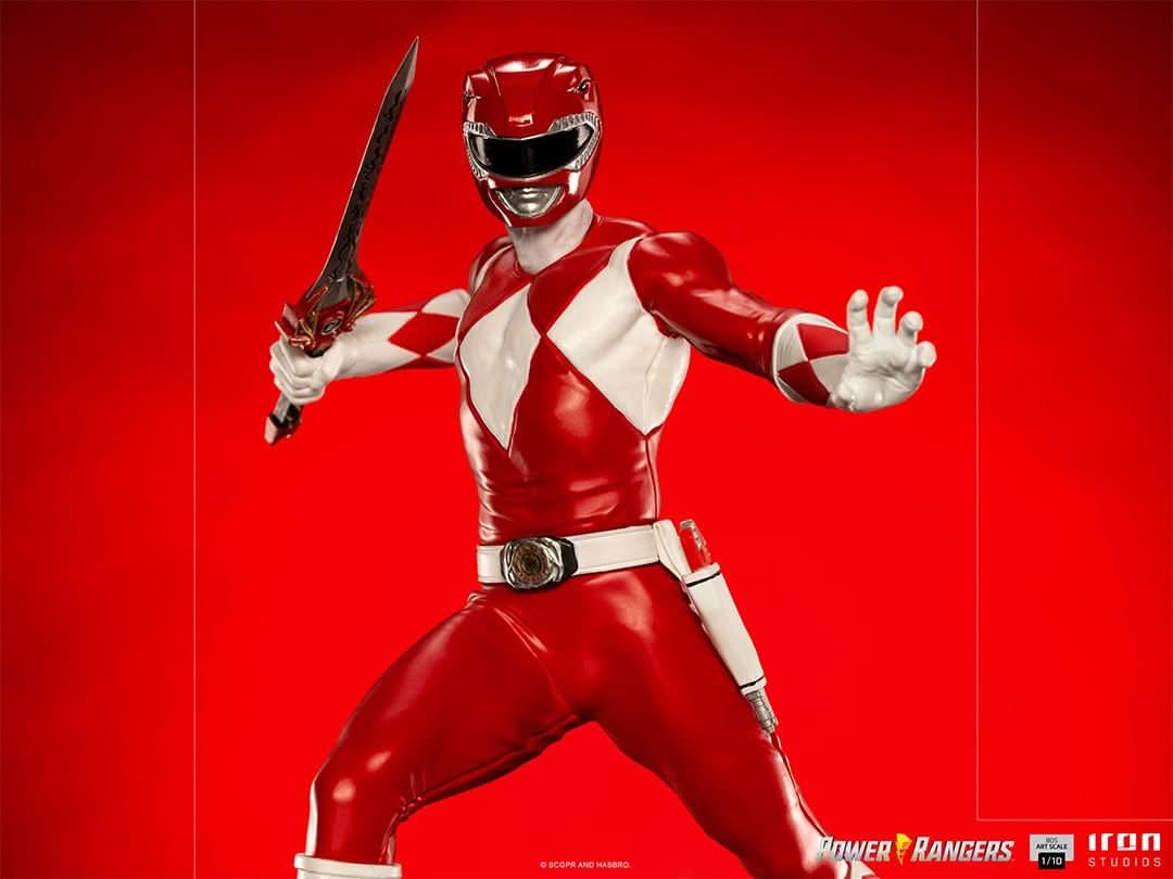 Statue Red Ranger - Mighty Morphin Power Rangers - BDS Art Scale 1/10 - Iron Studios - Image 7