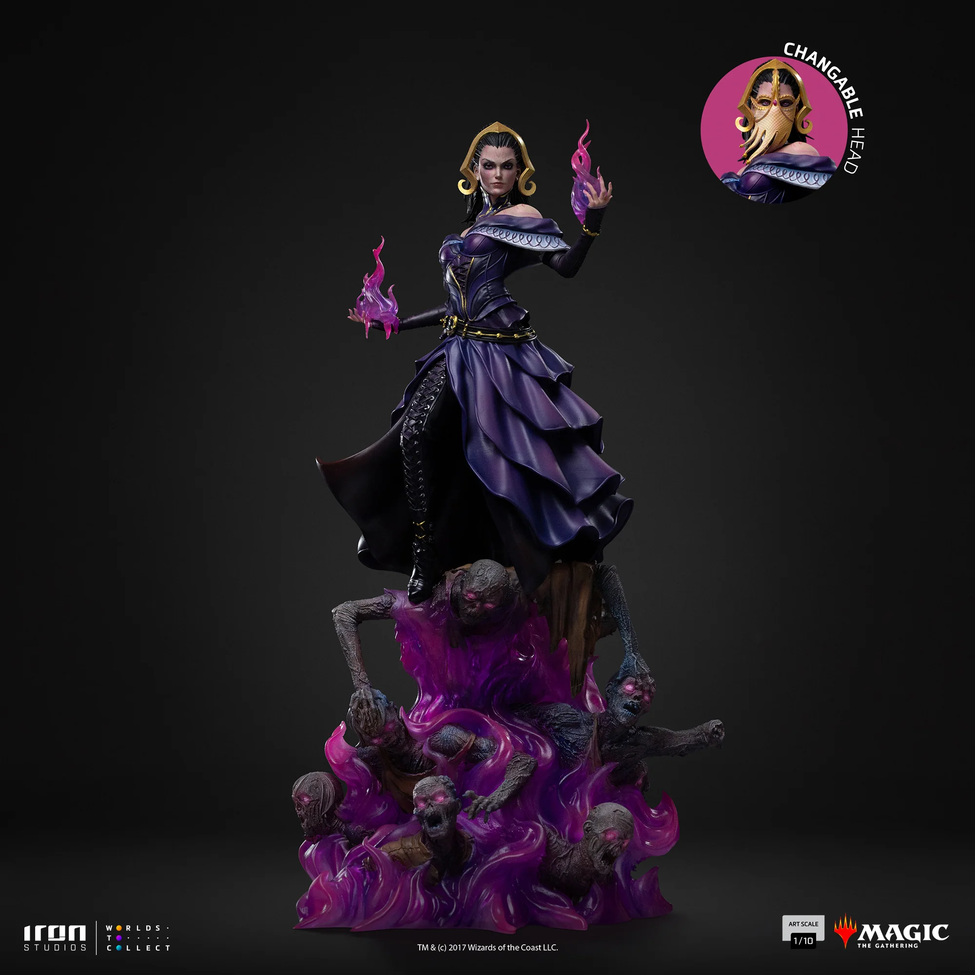 Pre-Order - Statue Liliana Vess - Magic: The Gathering - Deluxe Art Scale 1/10 - Iron Studios - Image 4