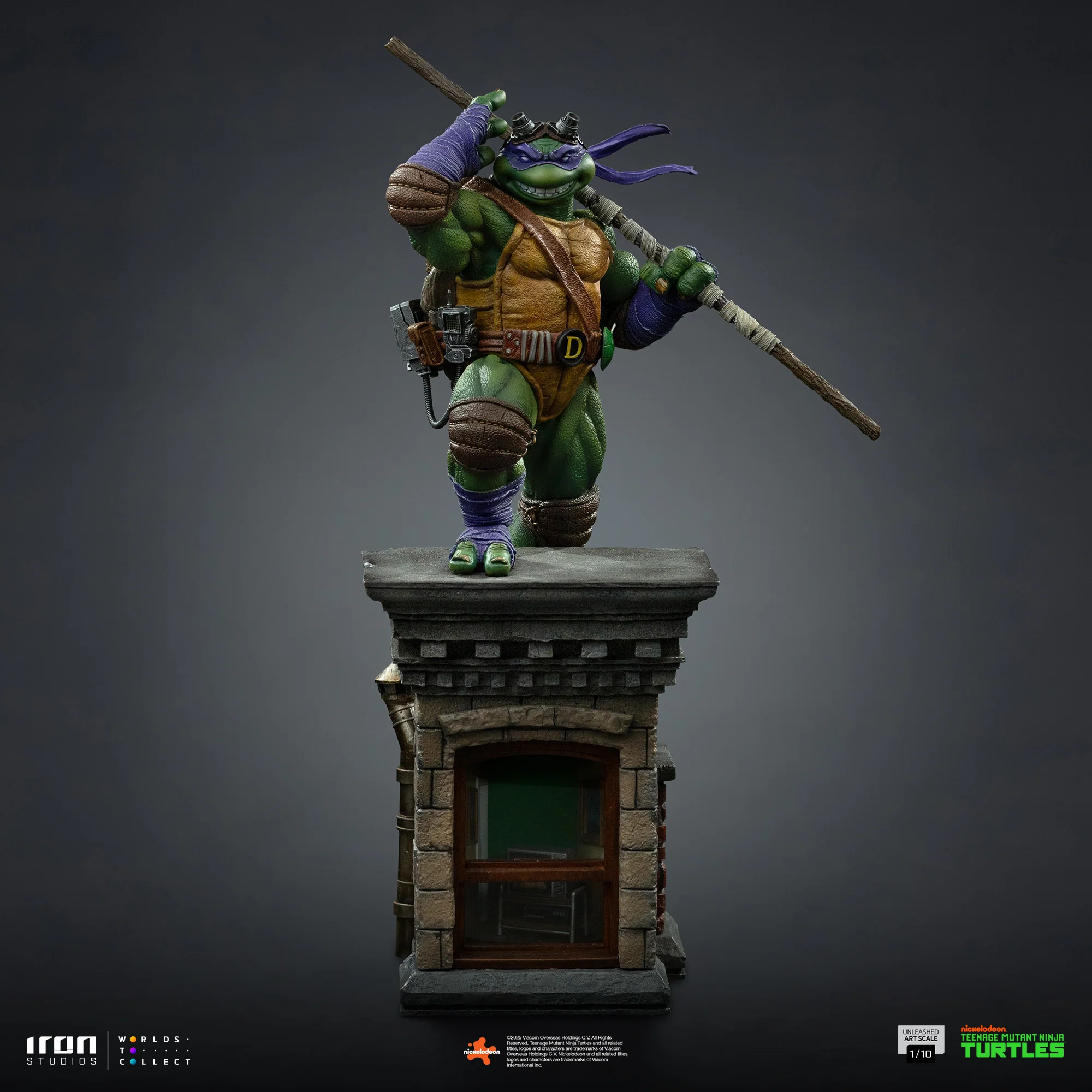 Pre-Order - Statue Donatello Unleashed - Teenage Mutant Ninja Turtles - Art Scale 1/10 - Iron Studios - Image 3