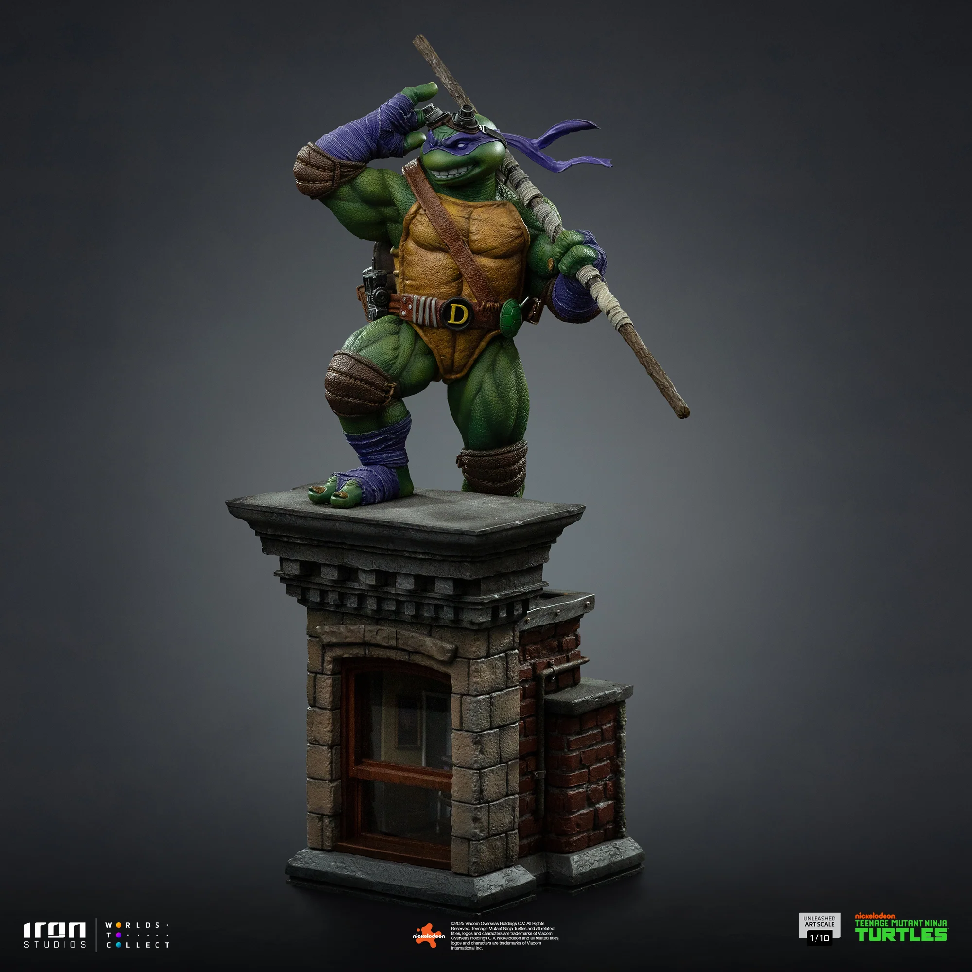 Pre-Order - Statue Donatello Unleashed - Teenage Mutant Ninja Turtles - Art Scale 1/10 - Iron Studios - Image 4