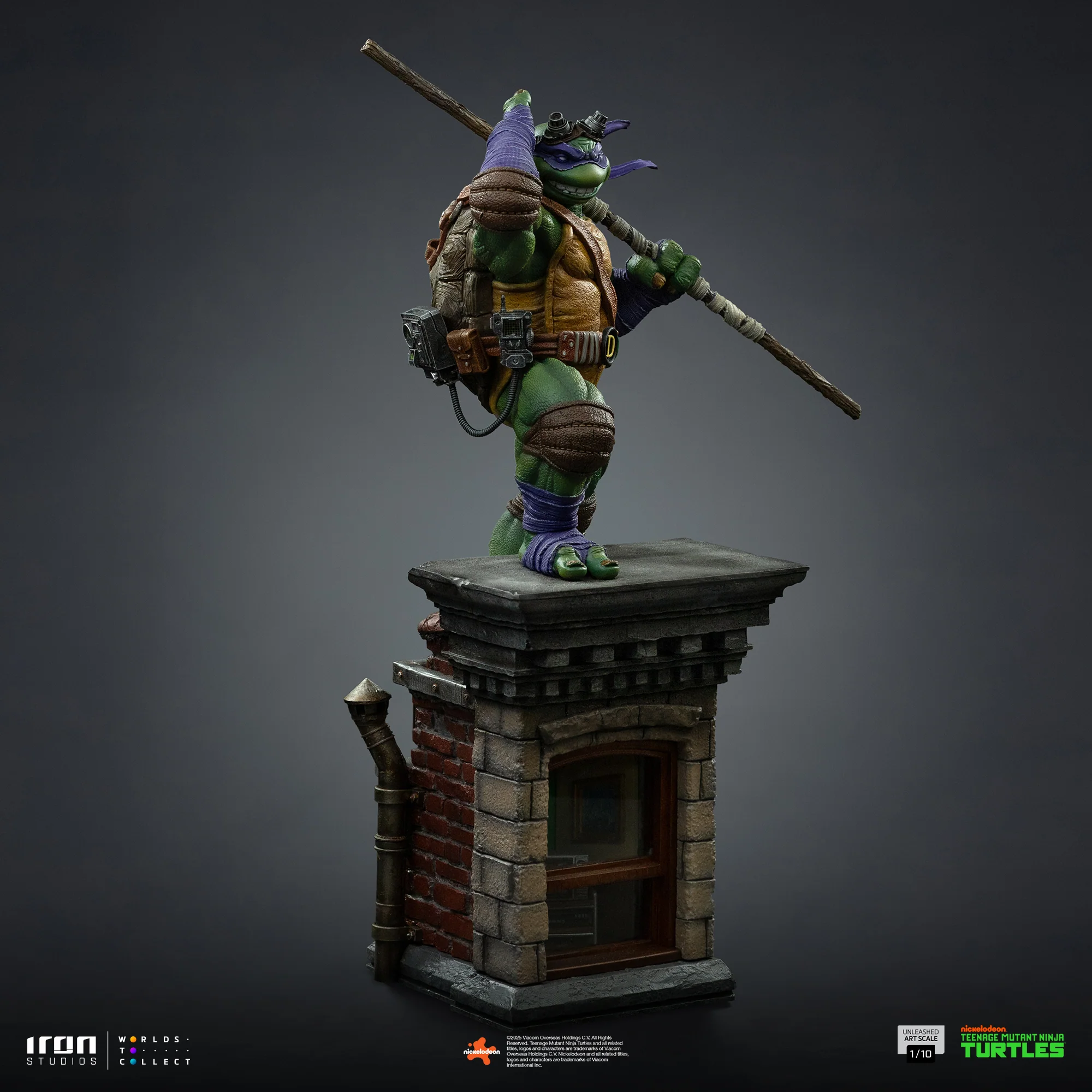 Pre-Order - Statue Donatello Unleashed - Teenage Mutant Ninja Turtles - Art Scale 1/10 - Iron Studios - Image 5