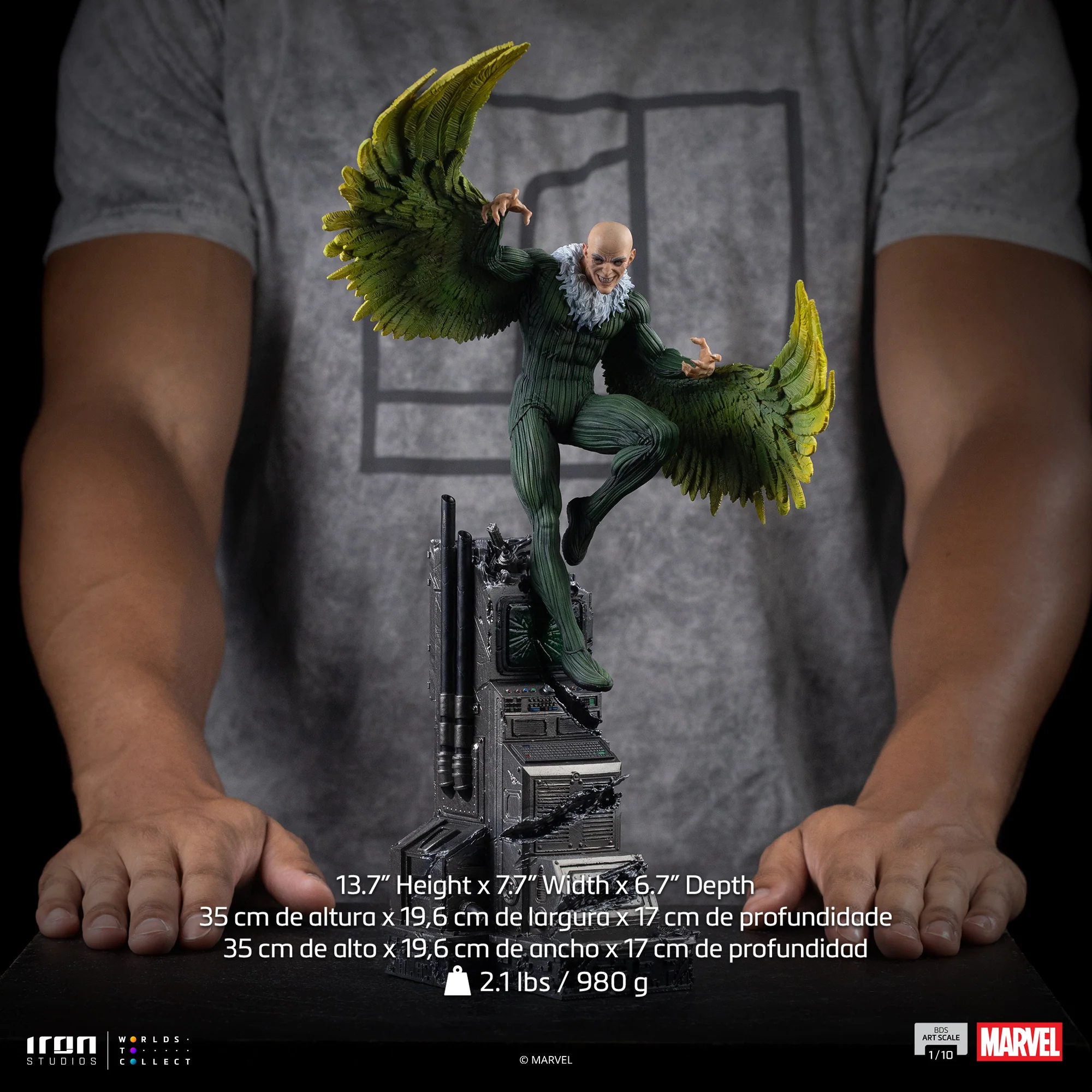 Pre-Order - Statue Vulture - Spider-Man vs Villains Diorama - BDS Art Scale 1/10 - Iron Studios - Image 13