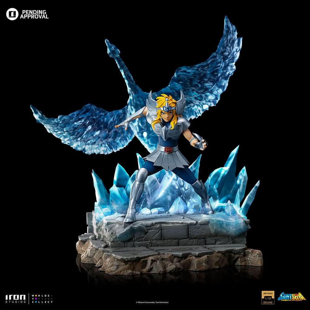 Statue Cygnus Hyoga Deluxe - Saint Seiya - Art Scale 1/10 - Iron Studios - Image 3