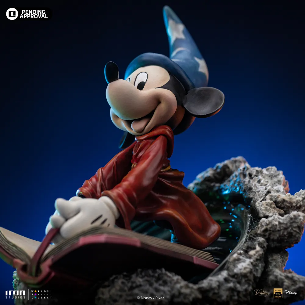 Statue Sorcerer Mickey - Disney Classics - Vintage Collection - Iron Studios - Image 10