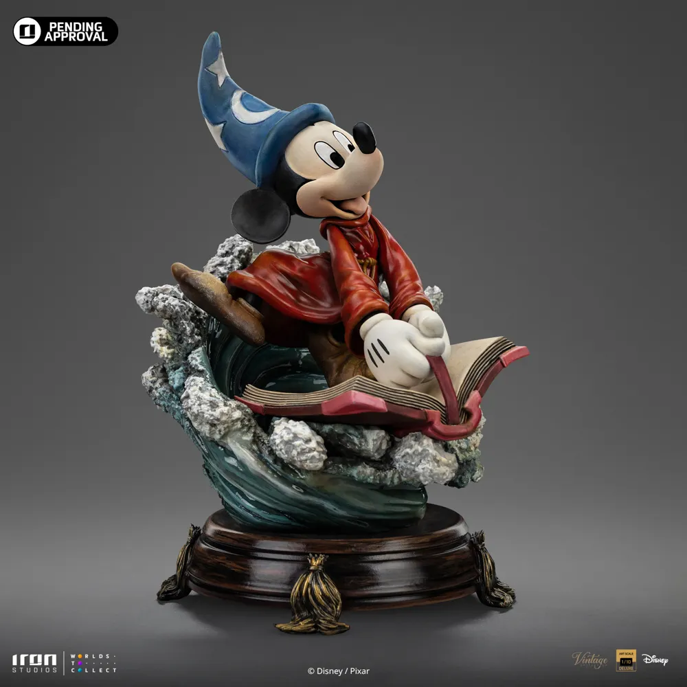 Statue Sorcerer Mickey - Disney Classics - Vintage Collection - Iron Studios - Image 3
