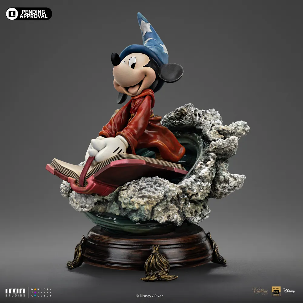 Statue Sorcerer Mickey - Disney Classics - Vintage Collection - Iron Studios - Image 4