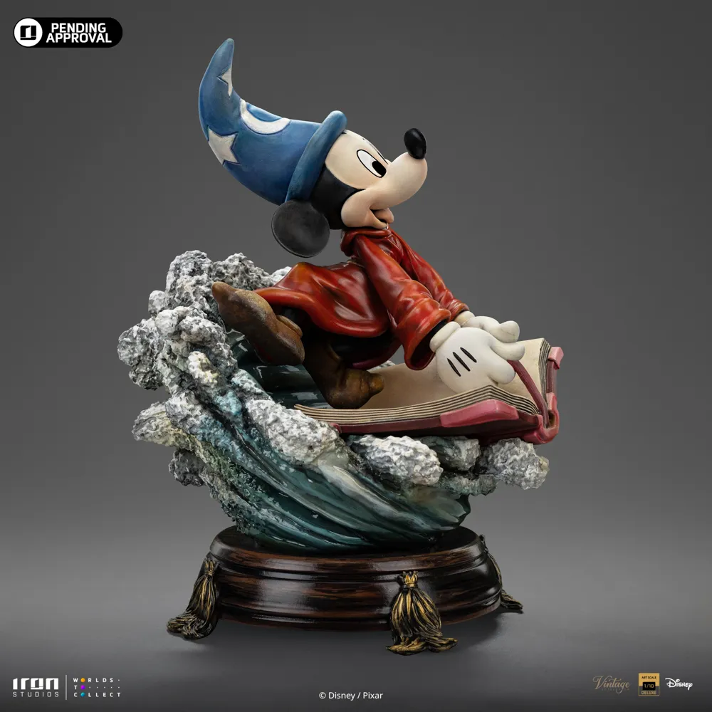 Statue Sorcerer Mickey - Disney Classics - Vintage Collection - Iron Studios - Image 6