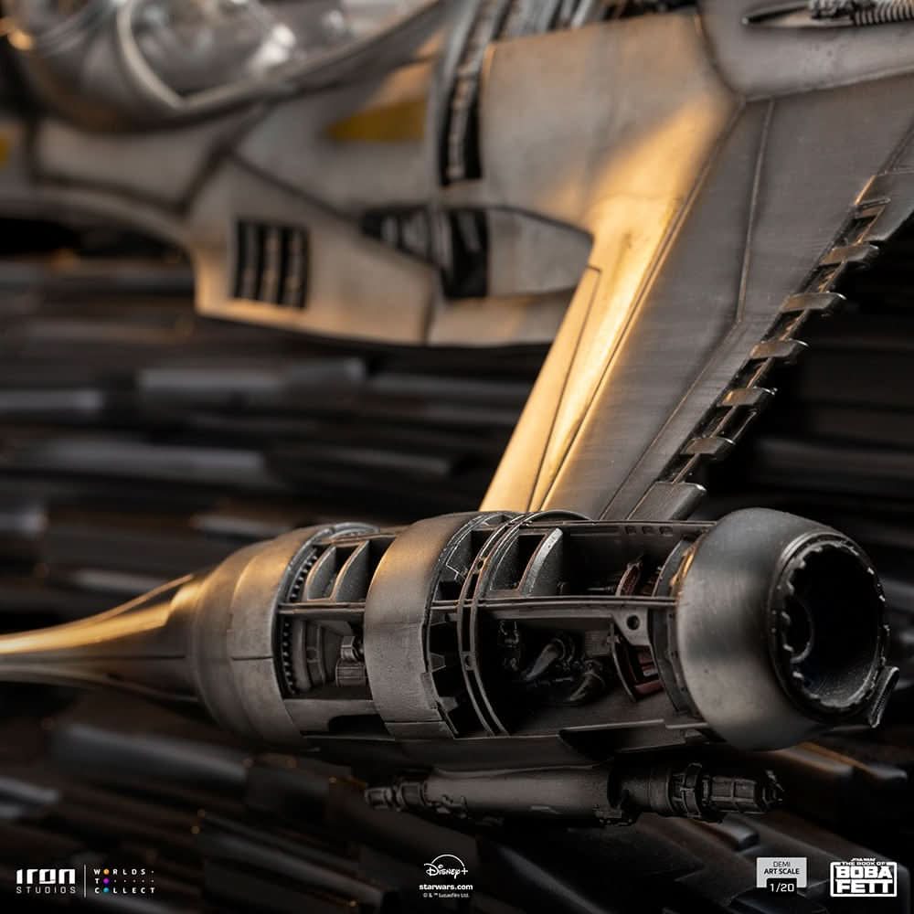 Statue Mando's N-1 Starfighter - Star Wars: The Book of Boba Fett - Demi Art Scale 1/20 - Iron Studios - Image 10