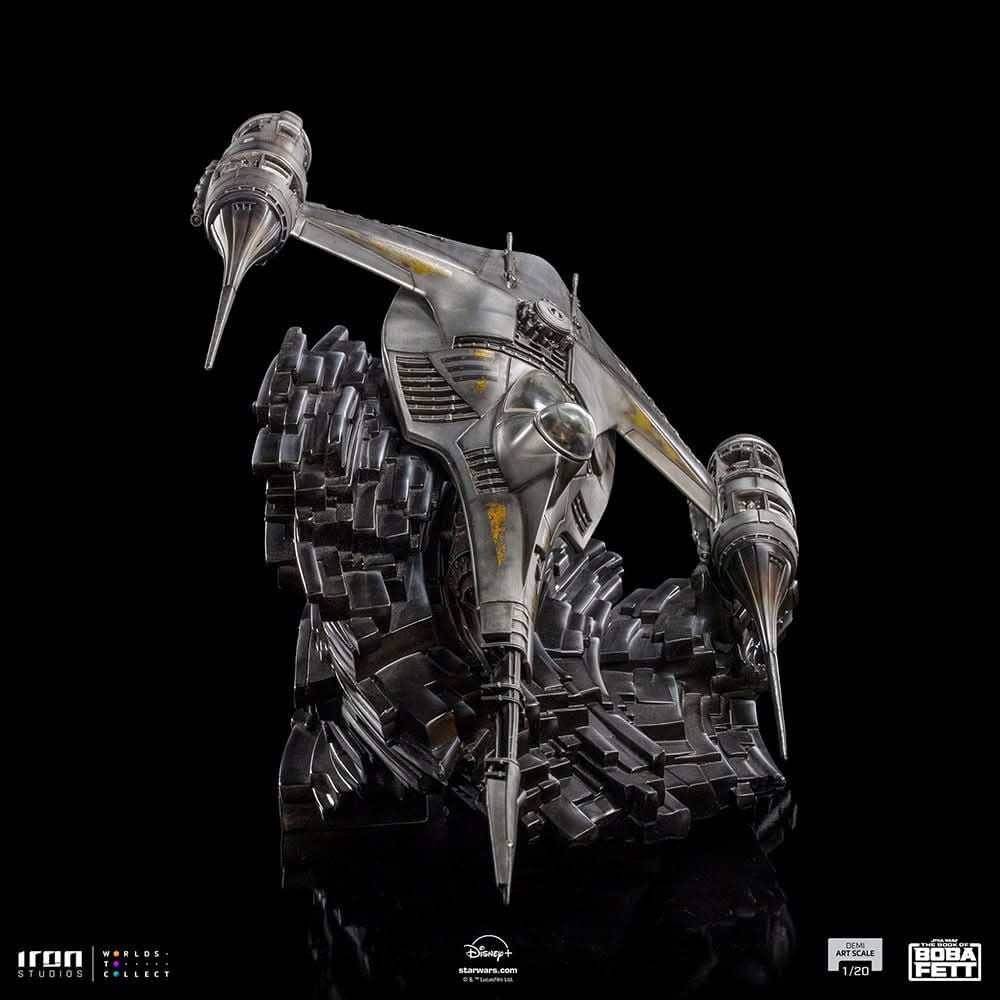 Statue Mando's N-1 Starfighter - Star Wars: The Book of Boba Fett - Demi Art Scale 1/20 - Iron Studios - Image 6