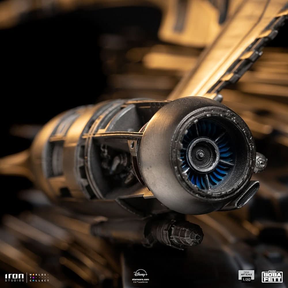 Statue Mando's N-1 Starfighter - Star Wars: The Book of Boba Fett - Demi Art Scale 1/20 - Iron Studios - Image 9