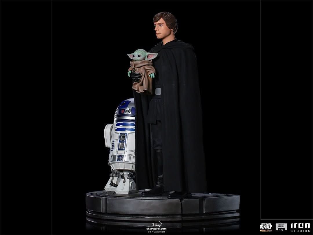 Luke Skywalker, R2-D2 and Grogu - Star Wars: The Mandalorian - Legacy Replica 1/4 - Iron Studios - Image 12
