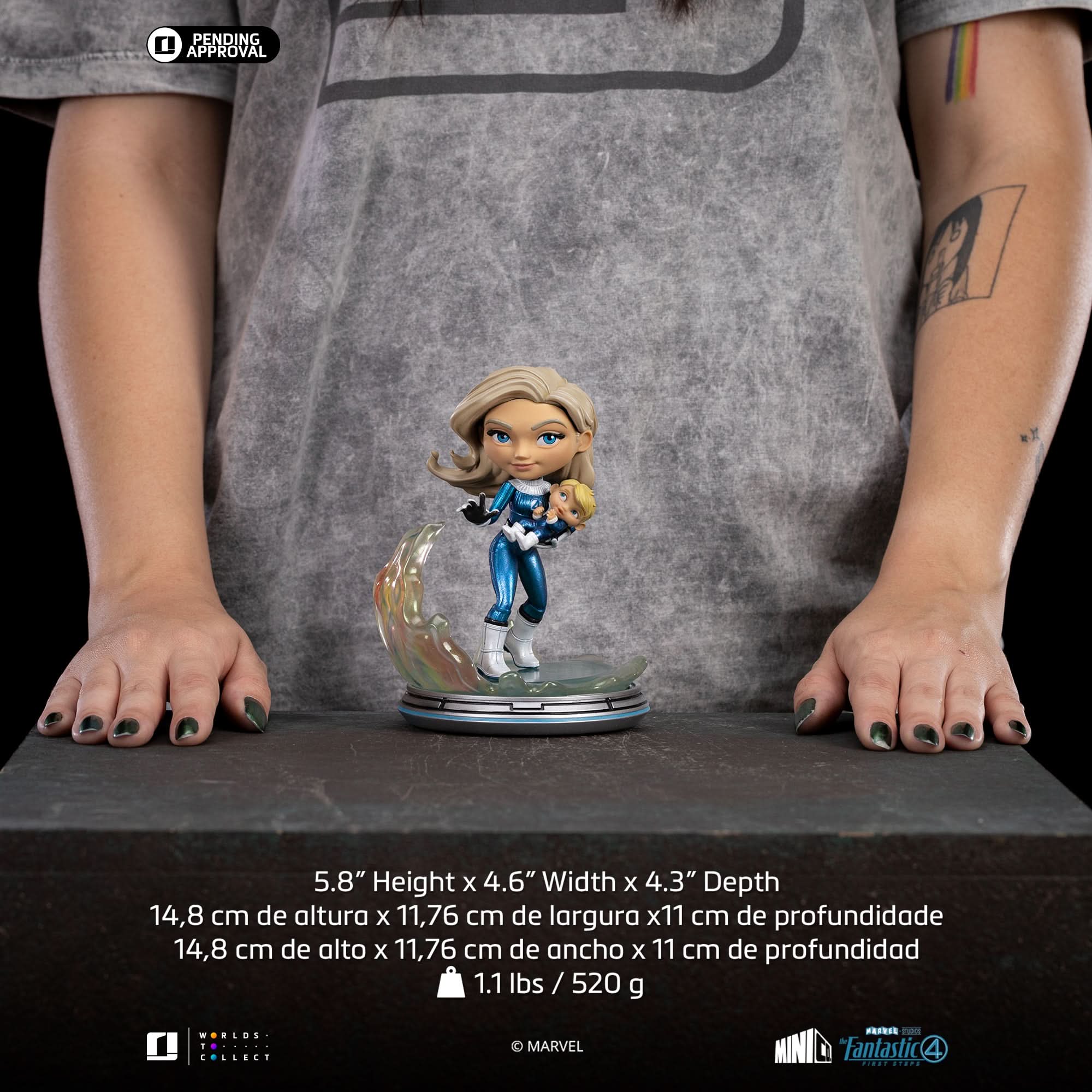 Statue Fantastic Four Pack (Metallic Version) - The Fantastic Four: First Steps - Minico - Iron Studios - Image 5